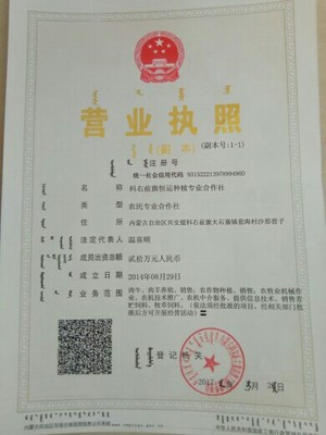 科右前旗恒運種植專業合作社【工商信息_電話地址_注冊信息_信用信息_財務信息】查詢_企查查